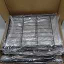 LINZINAR Shoe Rack 3 Tier Long Metal Shoe Organizer for Closet Entryway Black