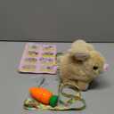 Tagitary Easter Plush Bunny Toys Electronic Bunny Toy with Sounds,Wiggling Ears,Hopping,Twitching Mouth and Nose,Interactive Rabbit Toy for Kids with Leash,Easter Birthday Gift for Toddlers