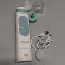 Electric Nasal Aspirator for Baby, Nose Aspirator for Toddlers, Waterproof Baby Nose Sucker, Nose Cleaner with 3 Silicone Tips, Adjustable Suction Level, Music and Light Soothing Function, Green