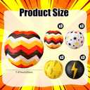 Tuanse 12 Pcs Cartoon Animation Themed Party Decorations Cartoon Video Games Party Supplies 8 Inch Hanging Round Paper Lanterns for Holiday Birthday Shower Home Decor Supplies