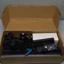 Mobile TV Carts, Rotating Rolling TV Stand on Wheels for 13-50" Flat/Curved TVs Height Adjustable 30 Tilt Floor TV Stand Portable Monitor Stand Holds up to 44lbs Max VESA 200x200mm ML1350