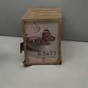 Memory Island 8.5x11 Photo Frames for Wall and Tabletop Display, 8.5 by 11 Walnut Wood Grain Picture Frames with HD Plexiglass, Set of 15