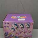 3 in 1 Unicorn Rocket Launcher, Ring Toss & Musical Jump, Outdoor Jumping Spinning Toy for Kids Ages 3-8, Indoor Active Play Set for Boys Girls, STEM Learning Birthday Gift for 3 4 5 6 7 8 Years Old (Multicolored)