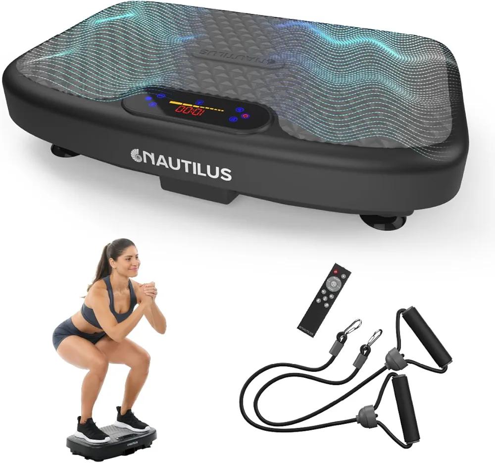 Nautilus Vibratone Pro Vibration Plate Full Body Fitness and Exercise Platform - Muscle Strength, Circulation