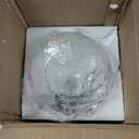 Koko&Yukina 6 Inch Clear Glass Globes for Light Fixtures Light Globes for Light Fixtures Replacement Clear Glass Light Shade Replacement Glass Shades for Fixtures Chandelier Lamp Shades 2.67 In Fitter