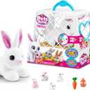 Pets Alive Mama Bunny & Baby Surprise by ZURU, Electronic Robotic Realistic Soft Bunny Plush Animal Surprise Toy for Kids