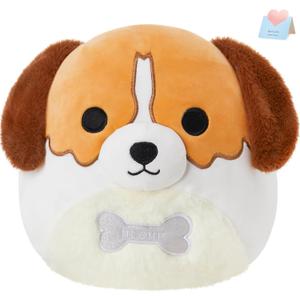 10" Beagle Dog Plush Stuffed Animals Plushie Original Cute Soft Squishy Puppy Pillow Holiday Birthday Gift for Boys Girls Kids