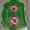 TOHAO No Peeing and No Pooping Dog Sign 2 Pack, Double Sided Please Be Respectful Keep Off The Grass Yard Signs with Metal Wire H-Stakes, 14" x 10", UV Protected & Waterproof, Outdoor Use