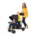 Joovy Caboose LX Tandem Stand-on Stroller, Black