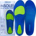 Low Arch Support Inserts for Men & Women  Orthotic Comfort Insoles for Flat Feet, Walking, Work & Standing All Day  Reduces Foot Fatigue  Steppers Insoles (Medium)