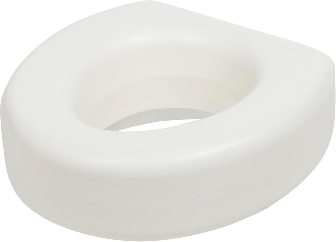 770-610 4 Inch Portable Raised Toilet Seat Riser, Elevated Toilet Seat for Seniors