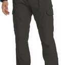 Mens Cargo Pants Tactical Work Construction for Men Ripstop Waterproof Outdoor Hiking with Pockets (Blue, XL)
