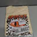 Toddler Halloween Shirts Baby boy Spooky Dude T-Shirt Funny Bandages Face Graphic Tee Bats Print Spooky Season Tops (5-6 Years, Beige)