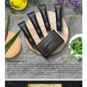 Infuse Black Soaps & Toiletries Bulk Set | 1-Shoppe Amenities Kit for Hotels & Vacation Rentals | 1 oz Shampoo, Conditioner, Body Wash, Lotion, 1.25 oz Cleansing Bar | 300 Pieces