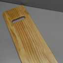 Graham-Field 5242-30A-1 Lumex Wood Transfer Board with 2 Handles, 440 lb Weight Capacity, 30" Length, 8" Width