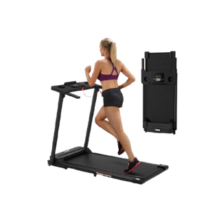 Treadmill with Handles, 2025 Upgraded Small Treadmills Home, Portable Electric Treadmills for Home 300 lbs Capacity,Walking Pad Treadmill,Lightweight Folding Foldable Walking Pad with LED Display (Black)