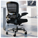 TRALT Office Chair - Ergonomic Desk Chair with Adjustable Lumbar Support, Mesh Computer Chair, Executive Chairs for Home Office Comfortable Lumbar Support (Black)