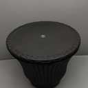 Keter Pacific Cool Bar Outdoor Patio Furniture and Hot Tub Side Table with 7.5 Gallon Beer and Wine Cooler, Dark Grey