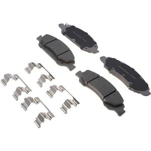 ACDelco Silver 14D1367ACHF1 (19429895) Ceramic Front Disc Brake Pad Kit with Clips