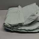 HYPREST Deep Pocket Queen Sheets Cotton - Mint Sheets Fit 18"- 24" in Deep Mattress, Aesthetic Cooling Bed Sheets for Hot Sleepers Non Slip