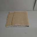 Bathroom Rug Absorbent Waffle Bath Mat Non Slip Machine Washable Toilet Carpet Soft Thin Bath Runner for Bathroom Floor, Tub and Shower, Beige, 24" x 36"