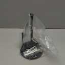 Paper Towel Holder Countertop, Standing Paper Roll Holder with Anti Slip Weighted Base, Stainless Steel Freestanding Paper Towel Holder for Kitchen, Black