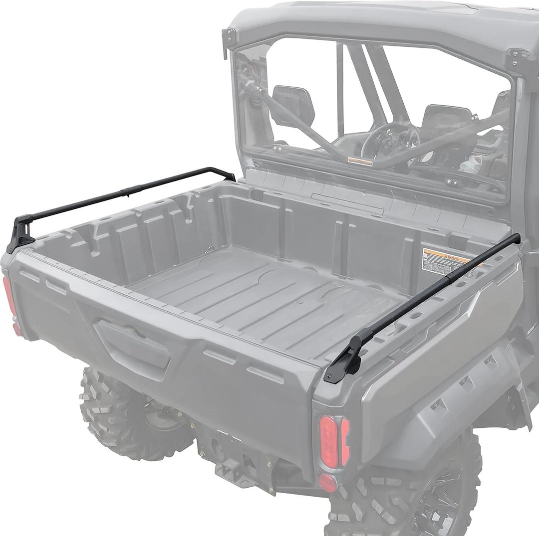 SAUTVS Cargo Bed Rails for Defender, Heavy Duty Combined Cargo Box Side Rails Kit for Can-Am Defender HD5 HD7 HD9 HD8 HD10 MAX 2016-2025 Accessories (Replace #715003444)
