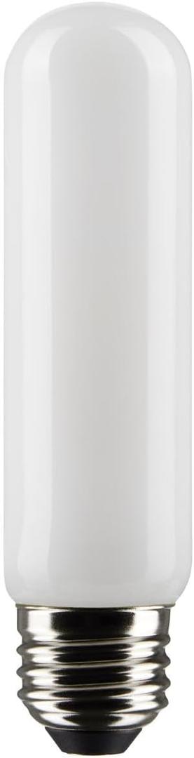 Satco 8-Watt LED E26 Light Bulbs, 3000K, 15000 Hour Rating, Dimmable, 2 Pack