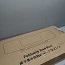 Bed Guard Rail for Toddlers - 32inch Folding up & Adjustable Heights Baby Bed Safety Rails - Portable Toddler Bed Barrier Railing Guard for Kids Twin, Bunk, Queen, Full Size Bed (White With Grey)