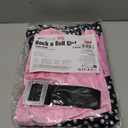 fun shack - Poodle Skirts for Girls, 50s Outfit for Girl, Poodle Skirt, Halloween Costumes for Girls, Kids Halloween Costumes (Large, Black)