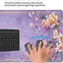 Floral Butterfly XXL Gaming Mouse Pad 48"x 24",Waterproof Non-Slip Desk Mat