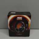 AOC Wireless Gaming Headset Compatible with PS5/4, Nintendo Switch, PC, Bluetooth 5.4 & 2.4GHz Gaming Headphones with Noise Canceling Mic, RGB, TypeC, 20ms Latency, 45H, 7.1 Virtual Surround Black