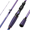 KastKing Royale Legend Pro Technique Bass Fishing Rods, KastFlex IM7 Graphite Blanks, Fuji FazLite Guides, SlipLock Technology Handles, PTS Power Transition System, Custom Foregrip and Hook Keeper