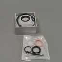 Smart Ring for Women Men, Health Tracker with Heart Rate/Blood Oxygen/Blood Pressure/Sleep Monitor/Step Counting, IP68 Waterproof Fitness Ring, No App Fees for iPhone & Android (Black, 14#)