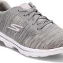 Skechers Women's Go Walk 5 True Sneaker, Grey, 10