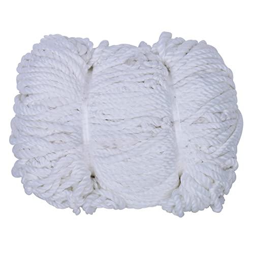 Soccer Goal, Soccer Net 6x4 ft for Backyard, Portable Training Equipment, Heavy Duty White Outdoor Football Goal, Replacement Netting Target, Kids Practice Reusable Net