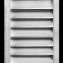 HVAC Premium 12"W x 18"H Aluminum Exterior Gable Louver Vent for Walls & Crawlspace - Weather-Resistant Air Grille with Screen Mesh - [Outer Dimensions 13.75"W x 19.75"H]