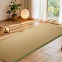 DOLEMODUO 1.2" Thick Japanese Tatami Mat, 35.4" x 78.7" Rattan Floor Mat for Yoga & Meditation, Breathable & Traditional Japanese Floor Tatami Mat for Sleeping(Twin XL)