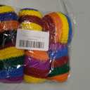 6pcs Upgraded Handmade Knitted Hackys Set, Colorful Crochet Footbag Sacks, Juggling Balls for Adults Beginners, Portable Handwoven Toss Hacky Balls