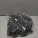 Natural Wood Beaded Seat Cover, Cool & Breathable Back Massaging Cushion for Front Seats, Automotive Seat Mat to Keep Back from Getting Sweaty While Driving, Car Accessories (Black)