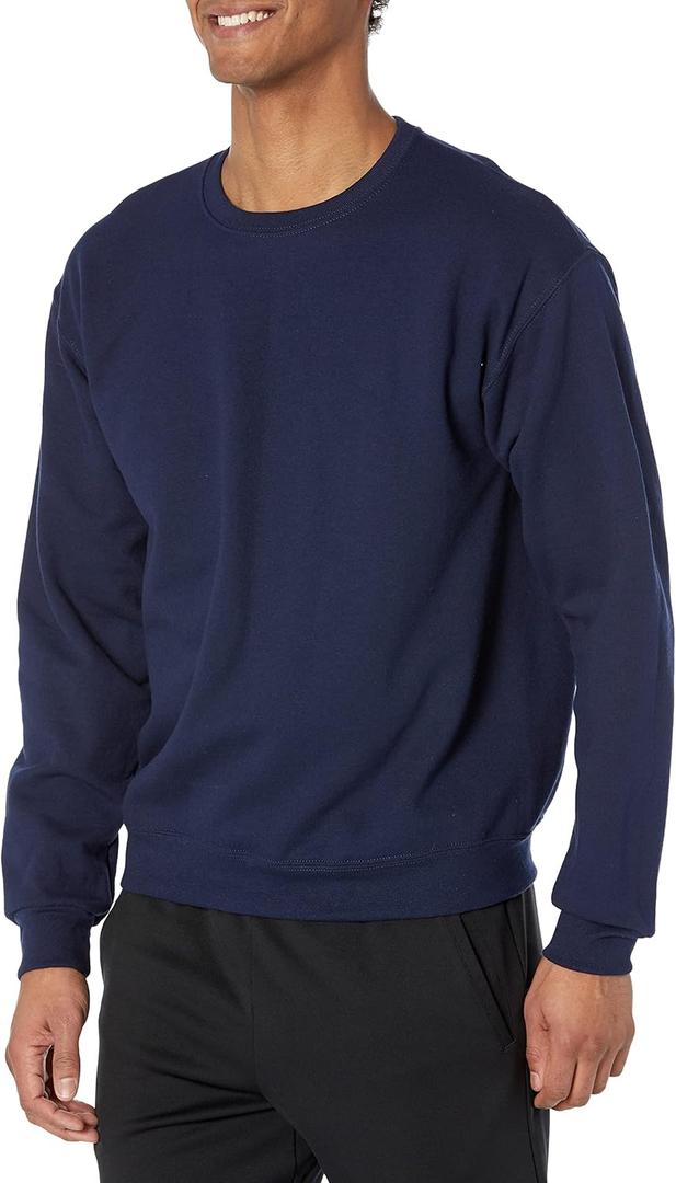Jerzees Mens NuBlend Fleece Hoodies & Sweatshirts, Cotton Blend, Sizes S-3X (Large)