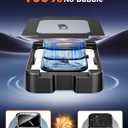 IXBBOX 3-Pack Screen Protectors + 2-Pack Cases Compatible with Apple Watch Series 4/5/6/SE/SE2/SE3 44mm, 3D Curved Full Coverage Tempered Glass, Scratch & Shatter Resistant, Waterproof, Bubble-Free Installation, No Screen Obstruction