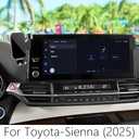 Car Phone Holder for Toyota Sienna 2025 2026 [12.3 inch Touchscreen] Auto Interior Accessories Best Cell Phones Mount Cellphone Mobile Cradle Charging Navigation Bracket Dashboard Screen Stand