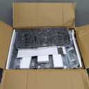 Furologee Nightstands Set of 2, Industrial End Table with Fabric Drawer&Storage Shelf, Small Bedside Table Organizer for Small Space for Living Room, Tall 23.6" Night Stand for Bedroom, Black Oak