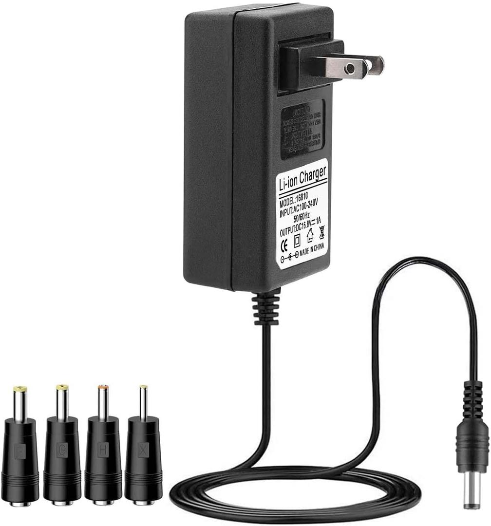 16.8V AC DC Power Supply Adapter Replacement for LifePro Sonic, Sonic Mini, Sonic Pro,Fusion X, Sonic Pro, Youdgee H1 Mini, Mebak 3, DamKee DK-01 02, Wattne W2 W1 Massage Gun Charger Cable Cord