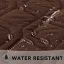 Ameritex Waterproof Dog Bed Cover Pet Blanket for Furniture Bed Couch Sofa Reversible (30x53 Inch (Pack of 1), Chocolate+beige)