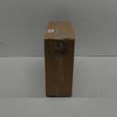 Vtopmart 78oz Glass Food Storage Jars with Airtight Clamp Lids, 3 Pack Large Kitchen Canisters for Flour, Cereal, Coffee, Pasta and Canning, Square Mason Jar with 8 Chalkboard Labels