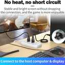 3 Pack 10FT Long 3 Prong TV Power Cord, NEMA 5-15P to C5 (Mickey Mous) Power Cord Cable Replacement for LG LCD LED Smart TV 39LN5700 47LB6100 50LN5200 60LN5400 65LB6190