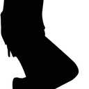 Cardboard People Cowboy Leaning Silhouette Life Size Cardboard Cutout Standup