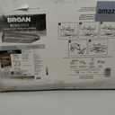 Broan-NuTone BCSQ130SS Three-Speed Glacier Under-Cabinet Range Hood with LED Lights ADA Capable, 1.5 Sones, 375 Max Blower CFM, 30-Inch, Stainless Steel